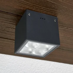 BEGA Udendørs Loftlamper>66157K3 udendørs loftlampe, grafit 3.000K 38°