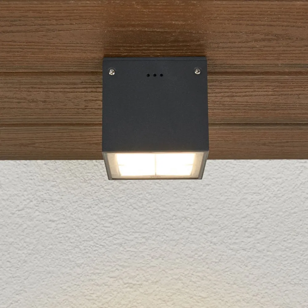 BEGA Udendørs Loftlamper>66157K3 udendørs loftlampe, grafit 3.000K 38°