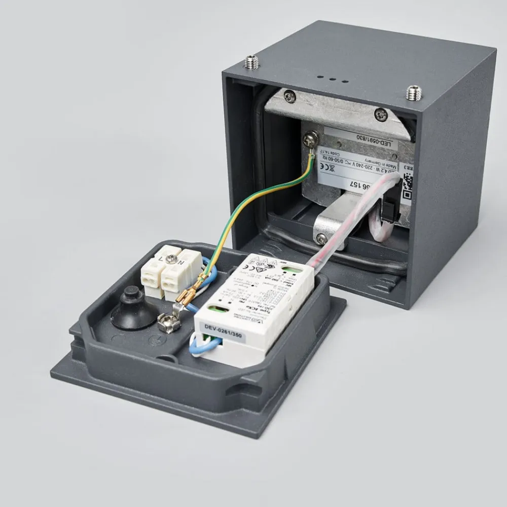 BEGA Udendørs Loftlamper>66157K3 udendørs loftlampe, grafit 3.000K 38°