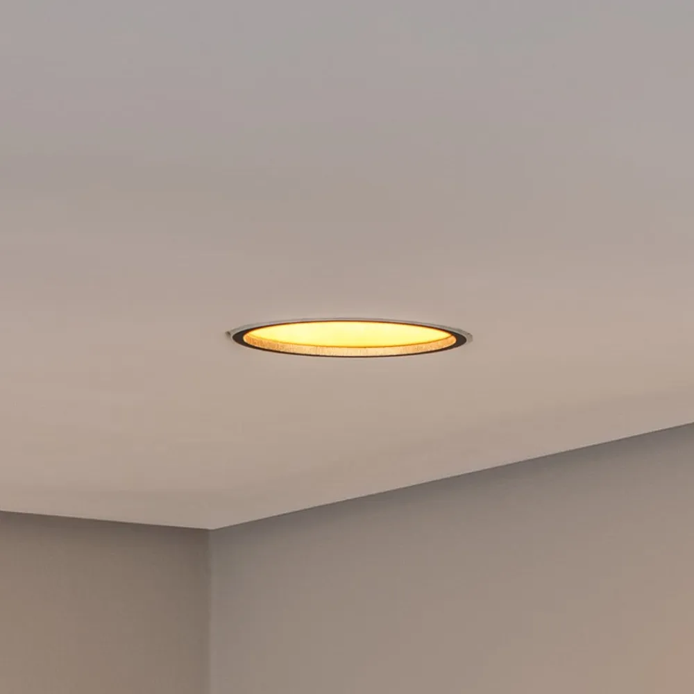 LED indbygget loftspot Studio Line, sort/messing, aluminium^BEGA Outlet