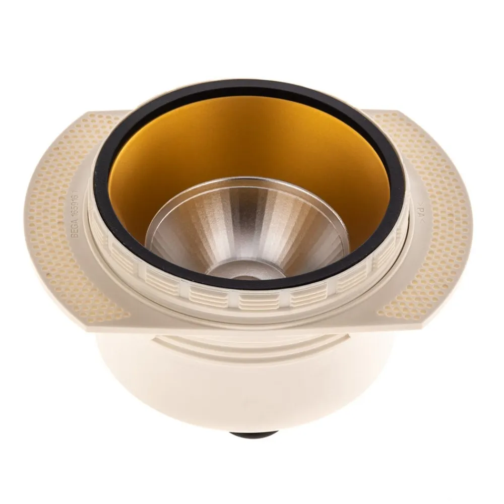 LED indbygget loftspot Studio Line, sort/messing, aluminium^BEGA Outlet