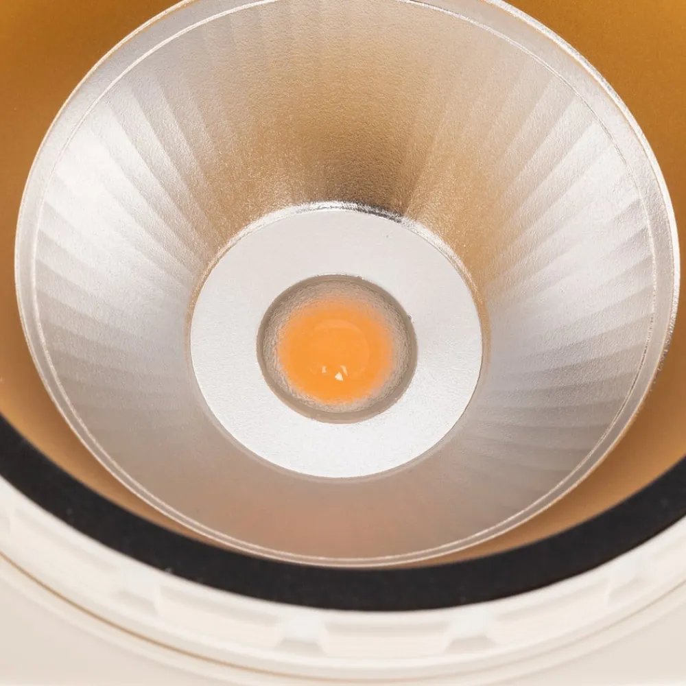 LED indbygget loftspot Studio Line, sort/messing, aluminium^BEGA Outlet