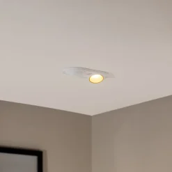 BEGA LED indbygningsspot Studio Line, hvid/messing, 2 lyskilder.