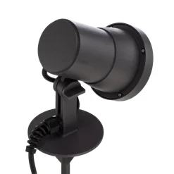 BEGA udendørs spotlampe 85009, grafit, støbt aluminium, stik