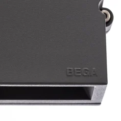 BEGA udendørs væglampe 24372, grafit, støbt aluminium, IP65