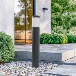 vejlampe 84417 K3, grafit, 3.000 K, støbt aluminium^BEGA Best