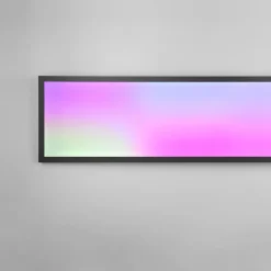 Reality Leuchten Beta LED-loftslampe, længde 119 cm, sort, RGBW, CCT