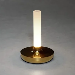 Biarritz LED-bordlampe, IP54, batteri, CCT, guld^Konstsmide Best