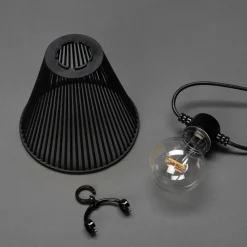 Konstsmide Biergarten lyskæde, udvidelse, sort skærm