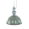 Steinhauer Bikkel - olivengrøn industri-hængelampe