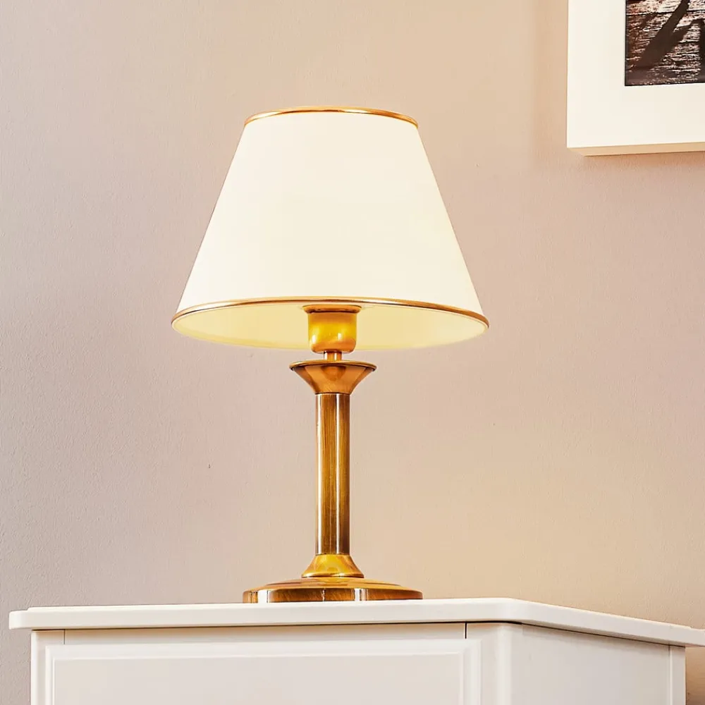 Jupiter Birmingham bordlampe patineret Ø 27 cm