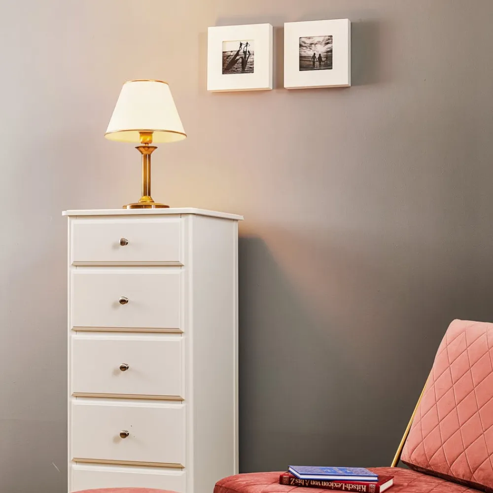 Jupiter Birmingham bordlampe patineret Ø 27 cm