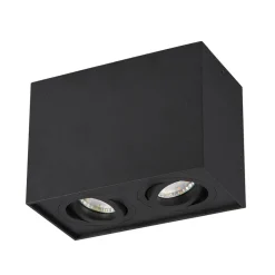 Biscuit loftlampe, 2 lyskilder, sort^Trio Lighting Hot