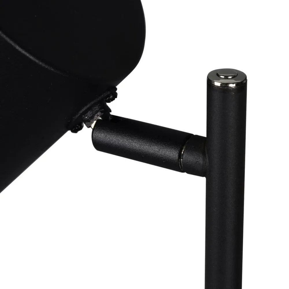 Reality Leuchten Gang|Gulvlamper>Blake LED-gulvlampe med batteri, kan dæmpes, sort