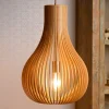 Bodo pendellampe, lyst træ^Lucide Discount