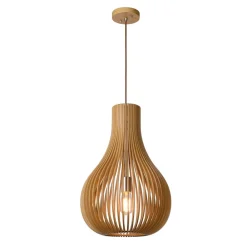 Bodo pendellampe, lyst træ^Lucide Discount