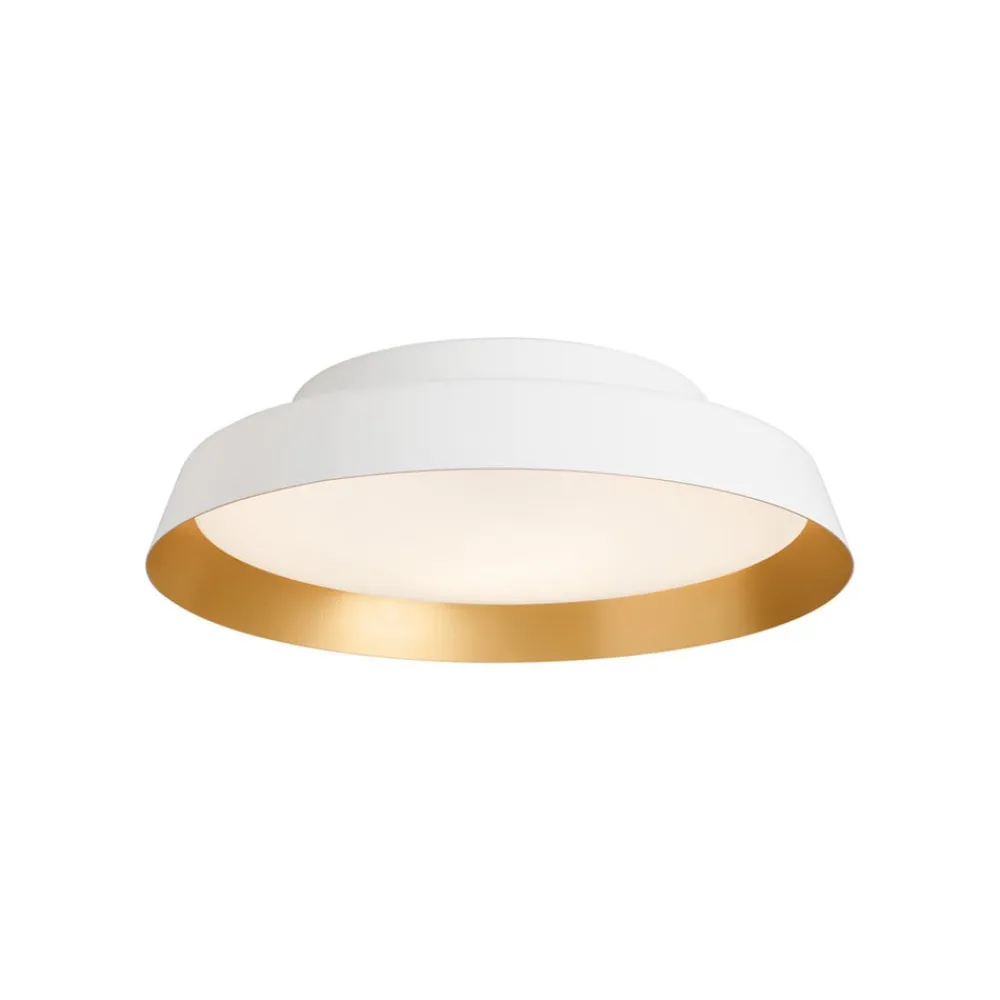 Boop! LED udendørs loftlampe Ø37cm hvid/guld^Carpyen Online