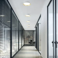 Boop! LED udendørs loftlampe Ø37cm hvid/guld^Carpyen Online