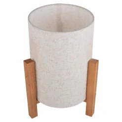 Bordlampe 3193, træ, hørtekstil, højde 32 cm^Näve Sale