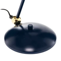 Eko-Light Bordlampe Arena i blå og guld