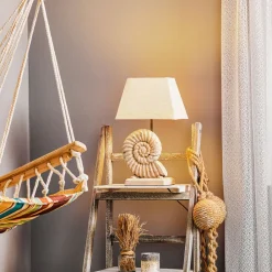 Bordlampe Conchiglia med dekoreret fod^ONLI New