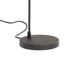 Opviq Bordlampe Corner, sort/guld, højde 57 cm, E14