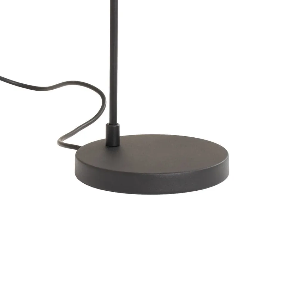 Opviq Bordlampe Corner, sort/guld, højde 57 cm, E14