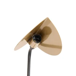 Opviq Bordlampe Corner, sort/guld, højde 57 cm, E14