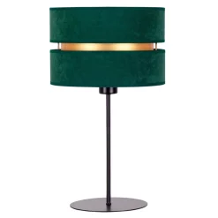 Duolla Bordlampe Duo, grøn/guld, højde 50 cm