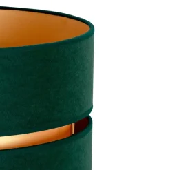 Duolla Bordlampe Duo, grøn/guld, højde 50 cm