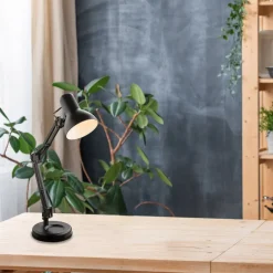 Globo Arbejdsrum/Kontor|Bordlamper>Bordlampe Famous med tre led, sort