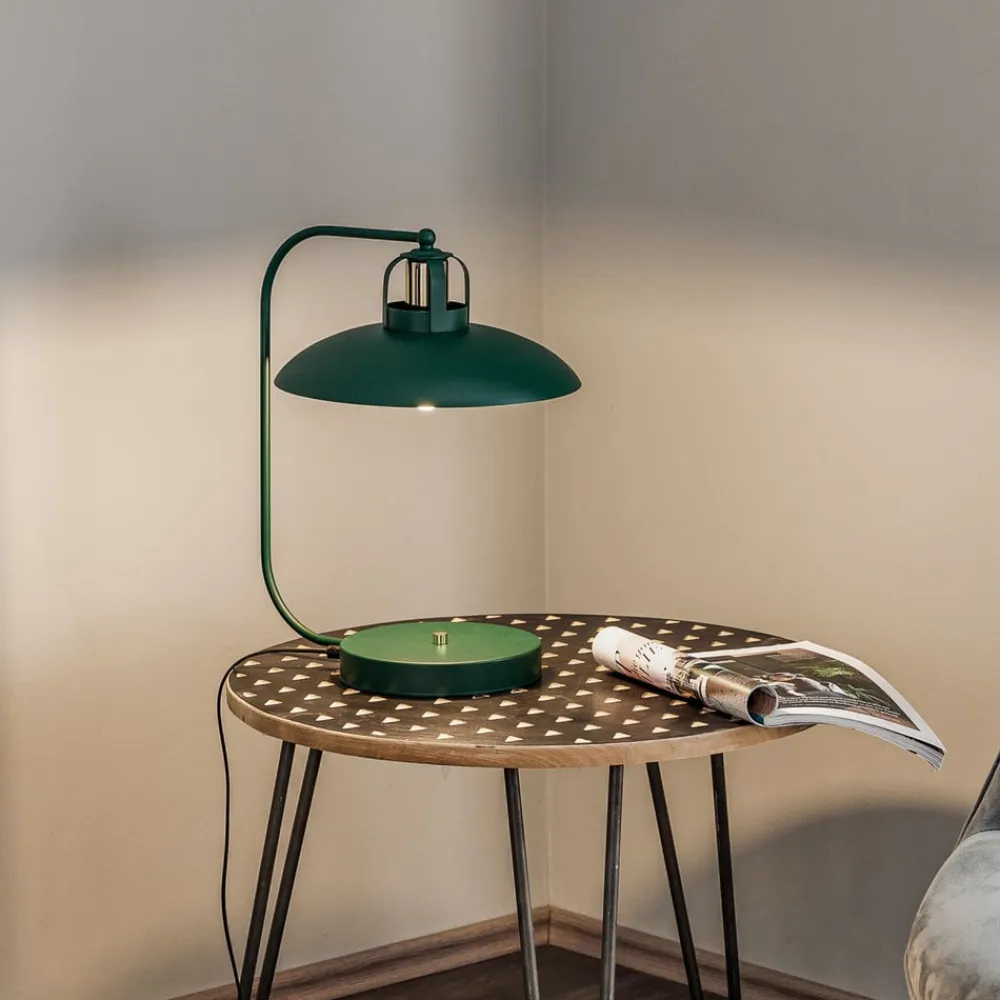 Eko-Light Arbejdsrum/Kontor|Bordlamper>Bordlampe Felix, grøn/guld