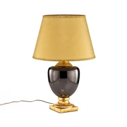 ONLI Bordlampe Mozart i spejlet grå/guld
