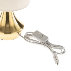 ONLI Bordlampe Ottone med tekstilskærm, messing