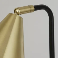 Bordlampe Rivan, sort/guld, metal, 41 cm, E14^Searchlight Online