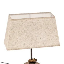 ONLI Bordlampe Seregon med stofskærm, højde 39 cm