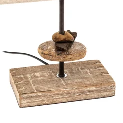 ONLI Bordlampe Seregon med stofskærm, højde 39 cm