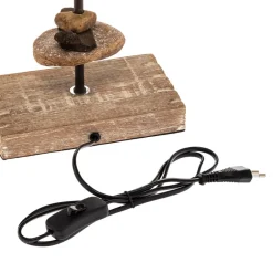 ONLI Bordlampe Seregon med stofskærm, højde 39 cm