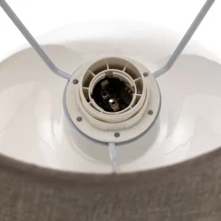 Bordlampe Sfera, højde 53 cm, hvid/grå^ONLI New