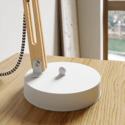 Bordlampe Skansen, justerbar, hvid^Lamkur Clearance