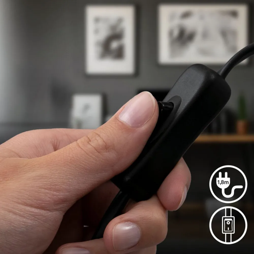 Briloner Bordlampe Skriva, beige, metal, GU10, 38 cm, drejelig