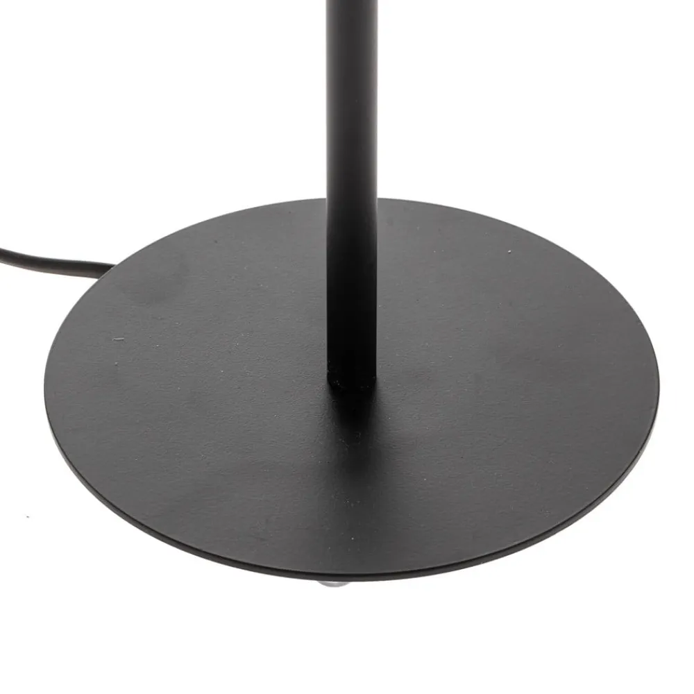 Luminex Bordlampe Soho, cylindrisk 56 cm sort/guld