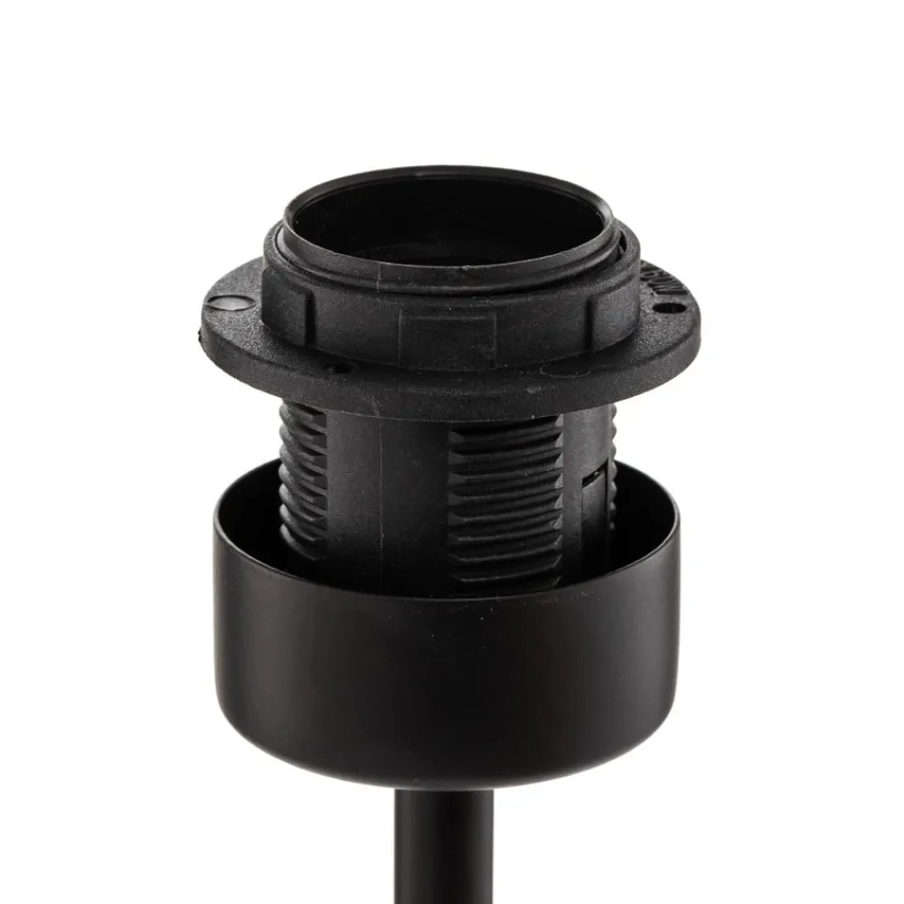 Luminex Bordlampe Soho, cylindrisk 56 cm sort/guld