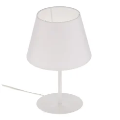Bordlampe Soho, konisk Højde 33 cm, hvid^Luminex