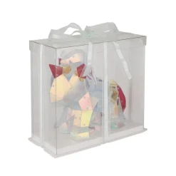 Globo Bordlampe til børneværelse Brondar enhjørning, rød, højde 26 cm