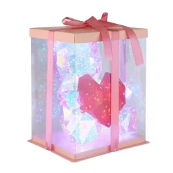 Bordlampe til børneværelse Brondar bjørn, rød, højde 32 cm^Globo Outlet