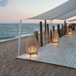 Bover Dekorationsbelysning|Terrassebelysning>Amphora 01 - Terrasselampe, lys beige