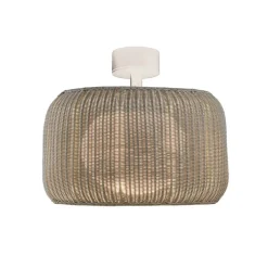 Bover Udendørs Loftlamper>LED-loftlampe Fora, naturhvid/beige, Ø 50 cm
