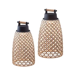 Bover Dekorationsbelysning>Nans M/49/R Akku-bordlampe til udendørs brug brun