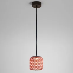 Nans S/16 LED udendørs pendel, rød^Bover Best